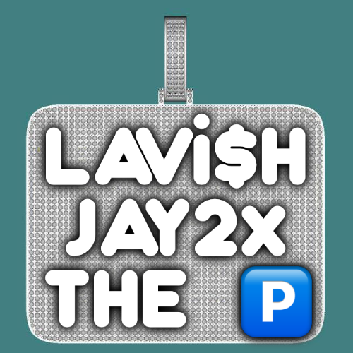 CUSTOM LETTER NECKLACE 3D BIG SQUARE