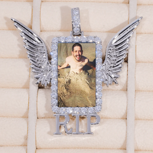 RIP WING 3D CUSTOM PICTURE PENDANT