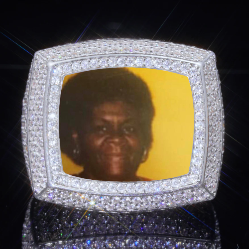 3D CUSTOM PICTURE ICED RING