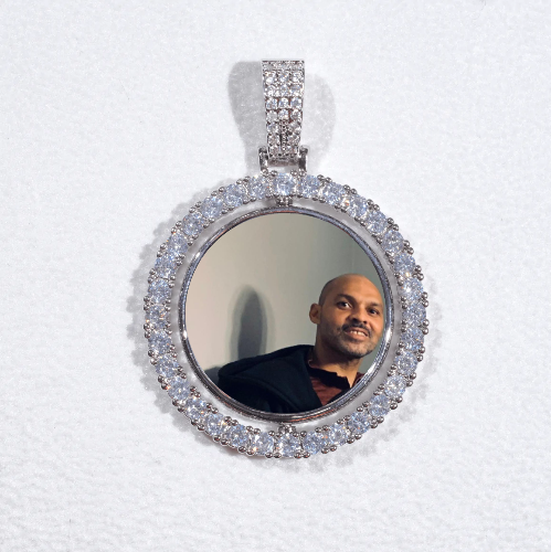 3D Spinning 2-Faced Custom Picture Pendant