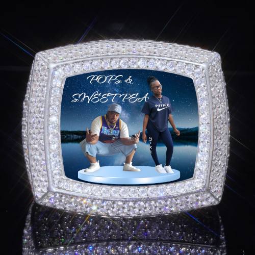 3D CUSTOM PICTURE ICED RING