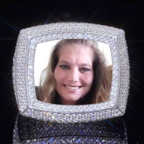 3D CUSTOM PICTURE ICED RING