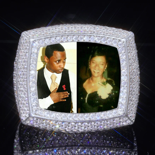 3D CUSTOM PICTURE ICED RING