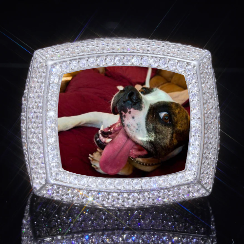 3D CUSTOM PICTURE ICED RING