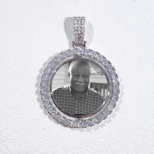 3D Spinning 2-Faced Custom Picture Pendant
