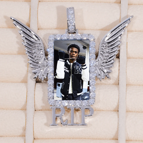 RIP WING 3D CUSTOM PICTURE PENDANT