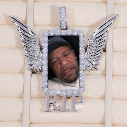 RIP WING 3D CUSTOM PICTURE PENDANT