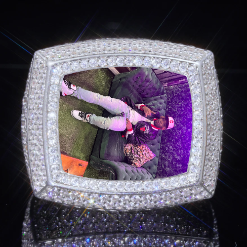 3D CUSTOM PICTURE ICED RING