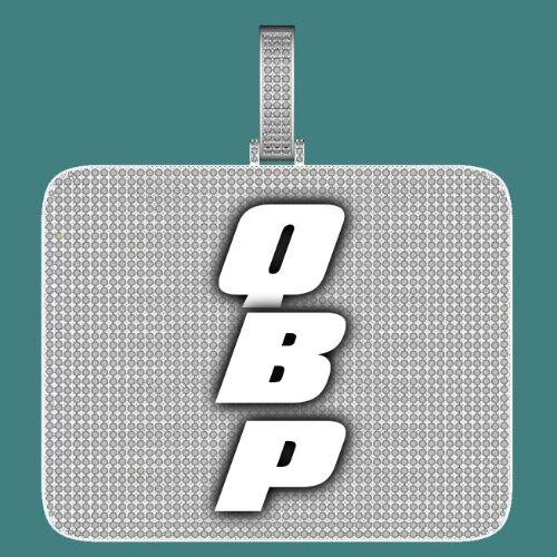 CUSTOM LETTER NECKLACE 3D BIG SQUARE