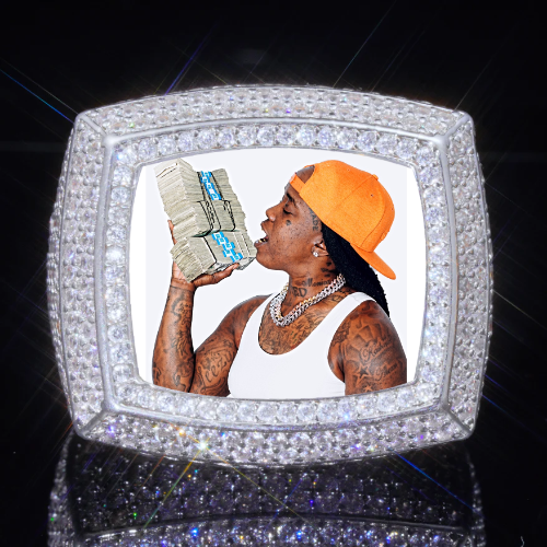 3D CUSTOM PICTURE ICED RING