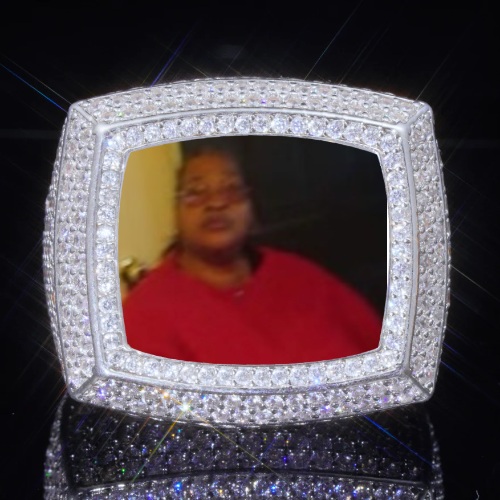 3D CUSTOM PICTURE ICED RING