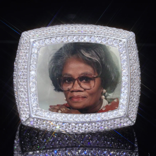3D CUSTOM PICTURE ICED RING