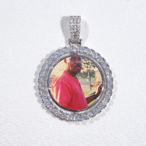 3D Spinning 2-Faced Custom Picture Pendant