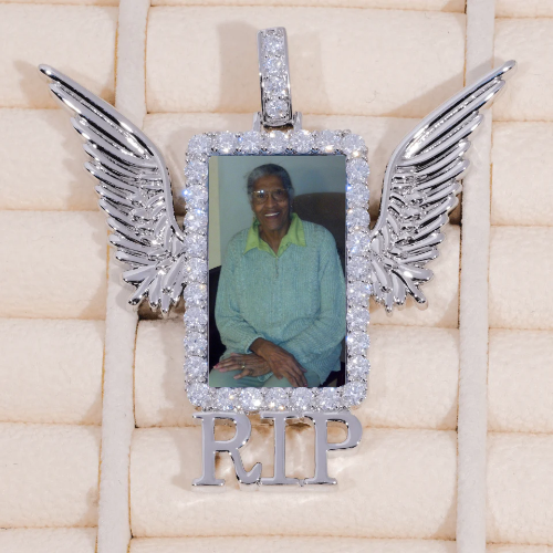 RIP WING 3D CUSTOM PICTURE PENDANT