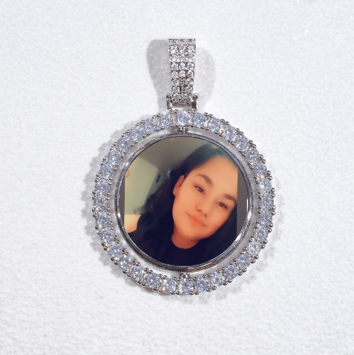 3D Spinning 2-Faced Custom Picture Pendant