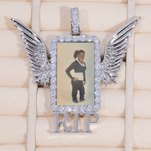 RIP WING 3D CUSTOM PICTURE PENDANT