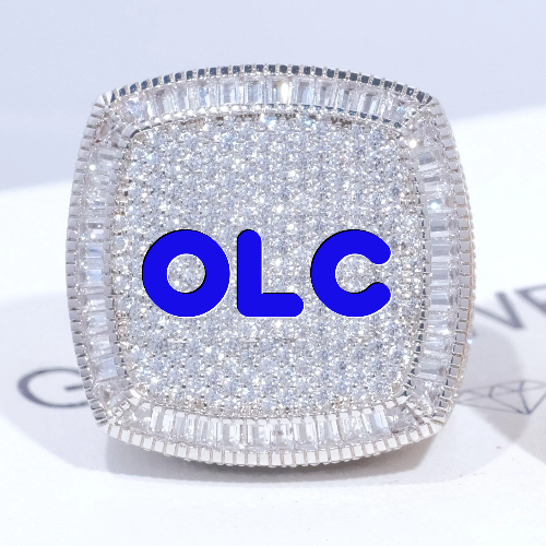 CUSTOM LETTER 3D ICED RING