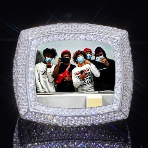 3D CUSTOM PICTURE ICED RING