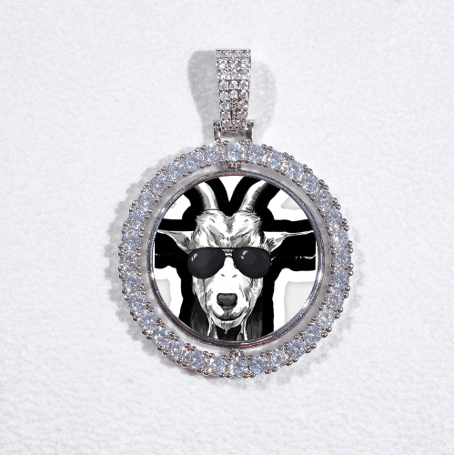 3D Spinning 2-Faced Custom Picture Pendant