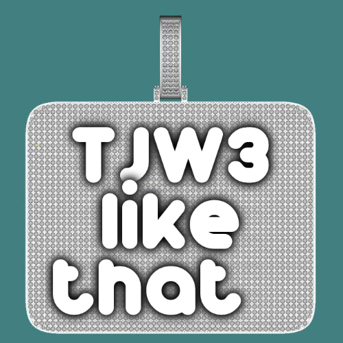 CUSTOM LETTER NECKLACE 3D BIG SQUARE