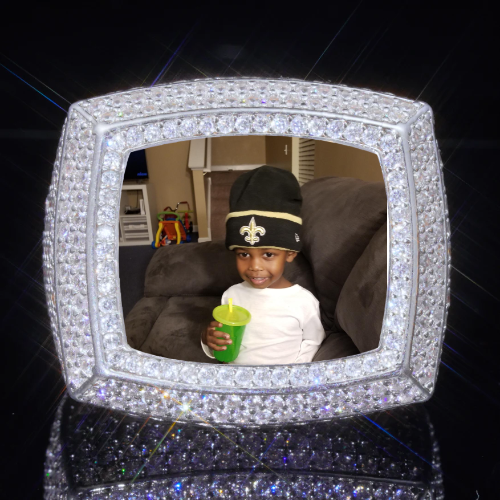 3D CUSTOM PICTURE ICED RING
