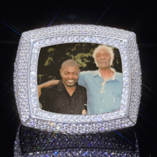 3D CUSTOM PICTURE ICED RING