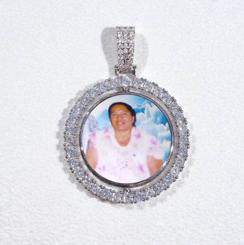 3D Spinning 2-Faced Custom Picture Pendant