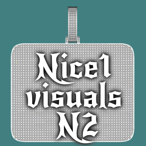 CUSTOM LETTER NECKLACE 3D BIG SQUARE