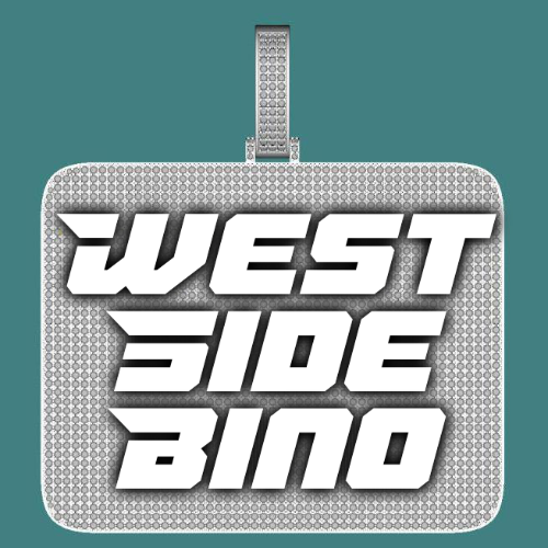 CUSTOM LETTER NECKLACE 3D BIG SQUARE
