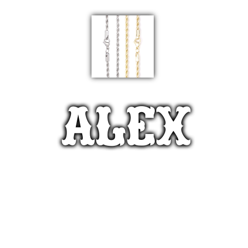 Custom Letters Freibeuter Font Necklace