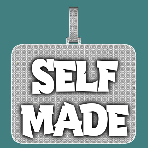 CUSTOM LETTER NECKLACE 3D BIG SQUARE