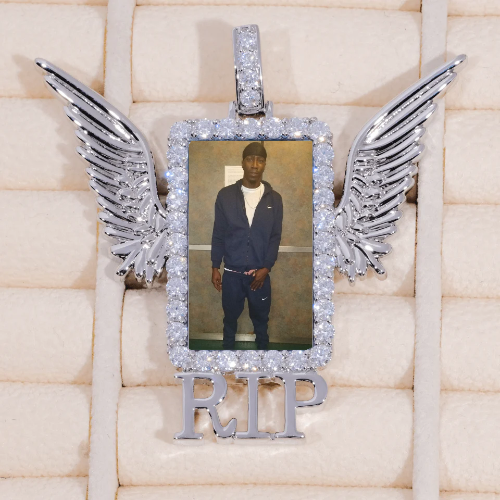 RIP WING 3D CUSTOM PICTURE PENDANT