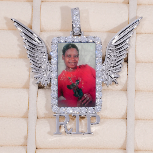 RIP WING 3D CUSTOM PICTURE PENDANT