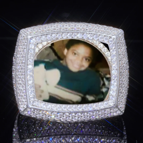 3D CUSTOM PICTURE ICED RING