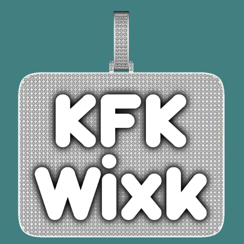 CUSTOM LETTER NECKLACE 3D BIG SQUARE