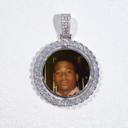 3D Spinning 2-Faced Custom Picture Pendant