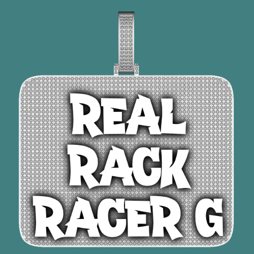 CUSTOM LETTER NECKLACE 3D BIG SQUARE