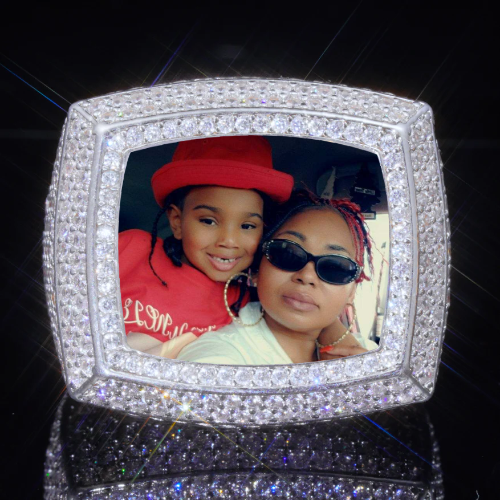 3D CUSTOM PICTURE ICED RING