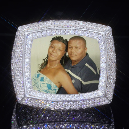 3D CUSTOM PICTURE ICED RING