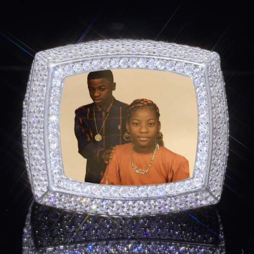 3D CUSTOM PICTURE ICED RING