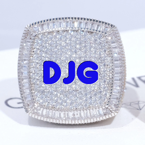 CUSTOM LETTER 3D ICED RING