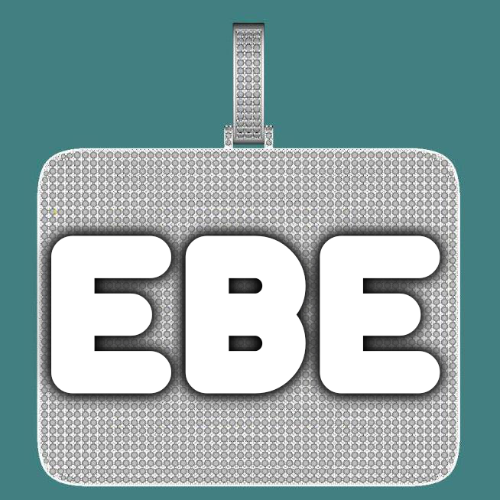 CUSTOM LETTER NECKLACE 3D BIG SQUARE