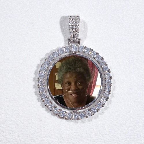 3D Spinning 2-Faced Custom Picture Pendant