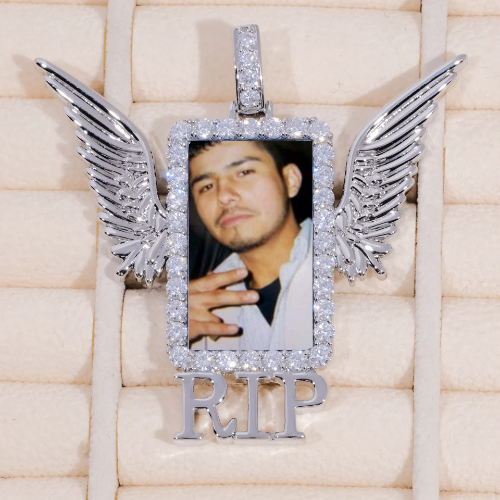 RIP WING 3D CUSTOM PICTURE PENDANT