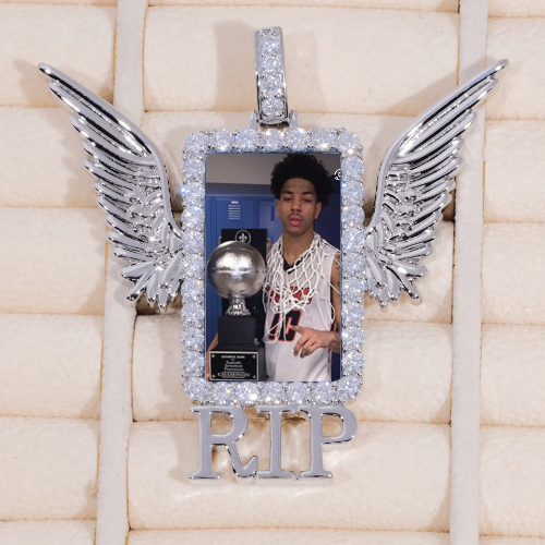 RIP WING 3D CUSTOM PICTURE PENDANT