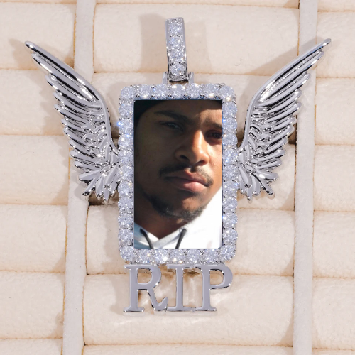 RIP WING 3D CUSTOM PICTURE PENDANT