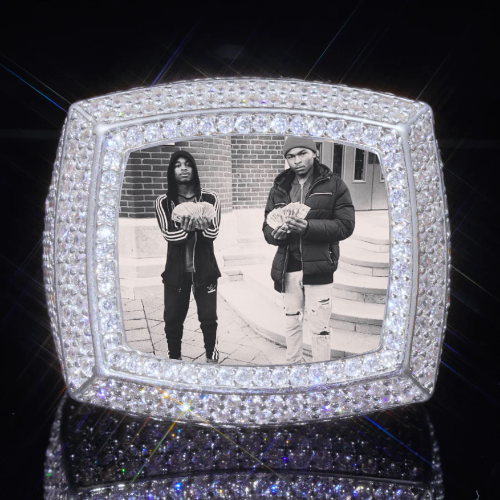 3D CUSTOM PICTURE ICED RING