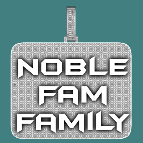 CUSTOM LETTER NECKLACE 3D BIG SQUARE