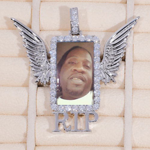 RIP WING 3D CUSTOM PICTURE PENDANT