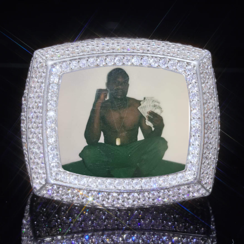 3D CUSTOM PICTURE ICED RING